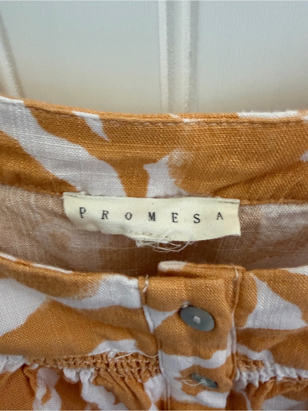 Promesa Mustard Floral Off-Shoulder Ruffle Crop Top - Picture 2 of 3